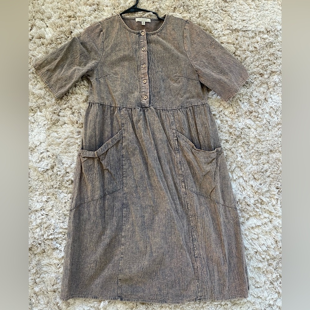 Dress. Roolee (Polagram). Size M. Brown. Pockets
